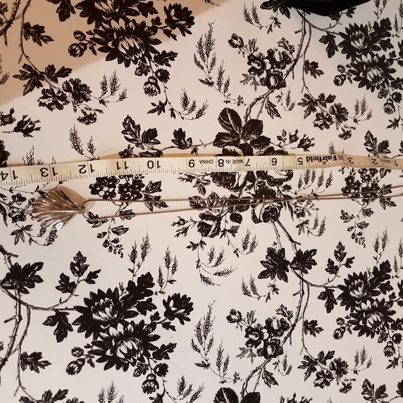 Silvertone shell necklace jp20 - Picture 4 of 5